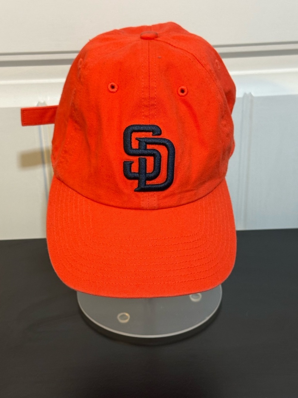 ’47 San Diego Padres Orange Adjustable Baseball Cap Hat